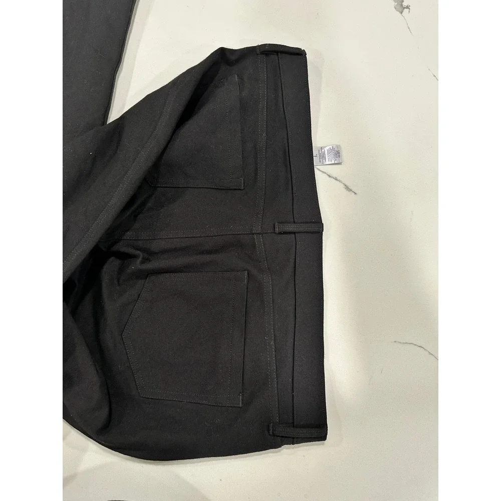NYDJ Women's‎ Black Trouser Pants Stretch Knit Size 16P